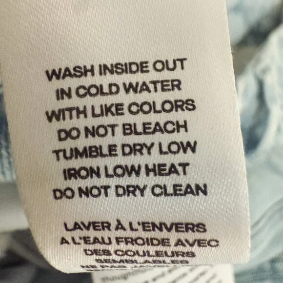 Good American Good Classic Jeans | Light Wash | Raw Hem | Size 10/30 - Picture 9 of 9